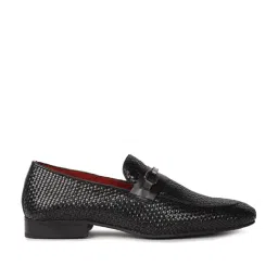 Gabicci Men's Ostrich G Black Casual Loafers-image-18