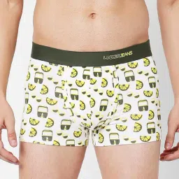UnderJeans by Spykar Green Printed Trunks-picture-34