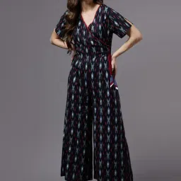 Miss Chase Black Printed Jumpsuit-image-98