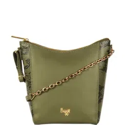 Baggit Green Printed Medium Sling Handbag-image-25