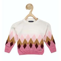 Allen Solly Junior Pink Printed Full Sleeves Sweater-image-102