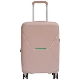 United Colors of Benetton Galaxy Pink Textured Hard Large Trolley Bag - 75 Cm-image-74
