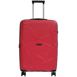 United Colors of Benetton Moonstone Red Textured Hard Large Trolley Bag - 78 Cm-picture-29