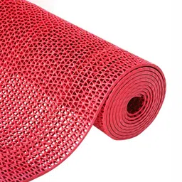 Myntra Elegant Homes Red Pattern 110 GSM PVC Rubber Bath Rugs-image-37