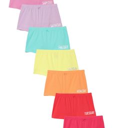 Charm n Cherish Girls Pack Of 7 Weekdays Printed Boy Short Briefs-picture-25