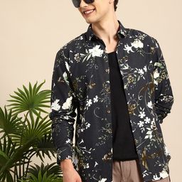 Mast & Harbour Men Floral Printed Casual Shirt-image-89