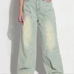SHOWOFFFF Blue Solid Jeans-image-37