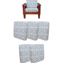 ohello Grey 5 Pieces Sofa Covers-image-39
