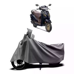 Auto Pearl Two Wheeler Cover with Bag for Honda Activa 6G, Silver-image-77