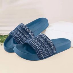 Red Tape Women's Navy Slides-picture-8