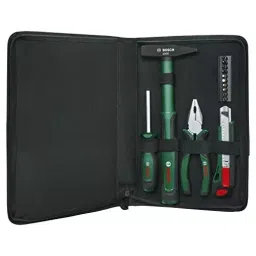 Bosch 14-In-1 Hand Tools Complete Set with Pliers Screwdriver Hammer Utility Knife & 10 Bits, 1600A02BY3 image 2