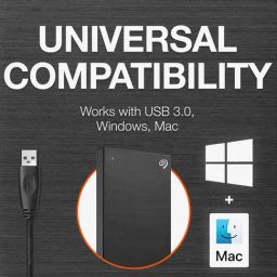 Seagate One Touch 1TB External HDD with Password - Black, for Win & Mac - STKY1000400 image 5
