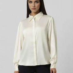 Van Heusen Beige Regular Fit Shirt-image-65