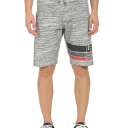 U.S. Polo Assn. Grey Regular Fit Self Pattern Shorts image 1