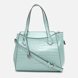 Allen Solly Blue Textured Medium Handbag-picture-5