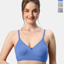 Sonari Pack Of 3 Non Padded Medium Coverage Everyday Bra With All Day Comfort-14