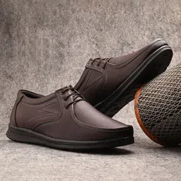 BUCIK Men Textured Lace-Ups Derbys Formal Shoes-image-45
