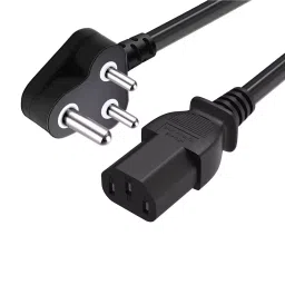 FEDUS 3 Pin Power Cable for Monitor SMPS and Printer Black 15 m-28