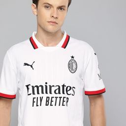 Puma AC Milan 24/25 Away Typography Printed Polo Collar DryCell Football T-shirt-image-81
