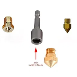 Protomont 5 in 1 3D Printer Nozzle Change Tool for MK8 and MK10, PR_91 image 3