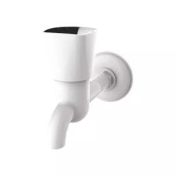 SUPREME Crown Series Bib Tap Quarter Turn Plastic, Milky White-image-92