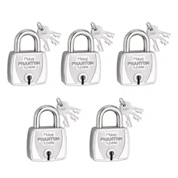 Mobaj Phantom 50 mm Steel SNF Finish 3 Keys Padlock-picture-46