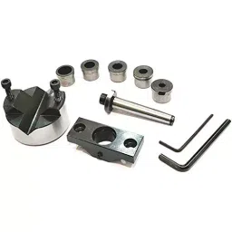 A.D INTERNATIONAL V-Boring Adapter with MT2 Shank for Round Bar Drilling on Lathe Machine, 1S-FUBN-0YPC image 2