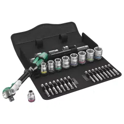 Wera SPEED RATCHET SET, 3/8", 29PCS, 8100 SB 6 ZYKLOP SPEED-KNARRENSATZ 3/8"-48