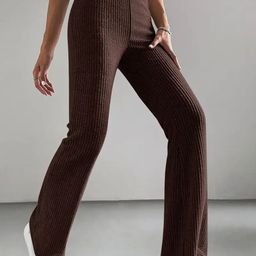 StyleCast x Revolte Women Striped High Rise Easy Wash Regular Trousers-picture-33