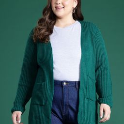 DressBerry Curve Plus Size Striped Longline-30
