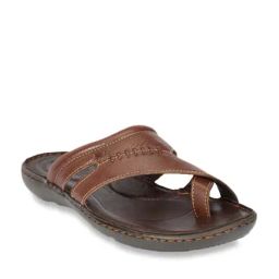 Florsheim Lewis Tan Cross Strap Sandals-image-93