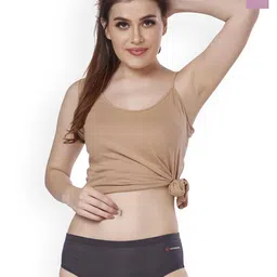 LOGGERHEAD Pack Of 2 Mid Rise Hipster Briefs LHMH013-DarkGrey-Pink-6