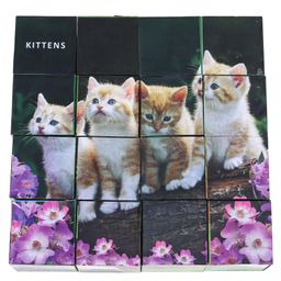 Ratnas Pet Animals Block Puzzle Multicolour - 16 Pieces-10