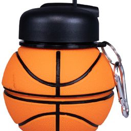 Smily Kiddos Silicone Expandable & Foldable Basket Ball Shaped Water Bottle Orange - 550 ml-20
