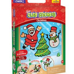Imagi Make DYI Christmas Clay Stickers Kit - Red-22