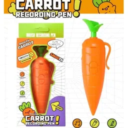 AKN TOYS Kids Carrot Recorder Pen Toy Also As Cute Ballpoint Pen For Boys Girls Recording Pen For Kids - pack of 1-picture-7