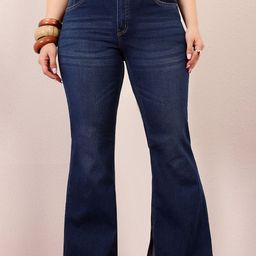 Miss Chase A+ Women Bootcut High-Rise Light Fade Stretchable Jeans-picture-32