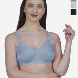 SHYAM SONS FLAIR Women Pack of 3 Full Coverage Minimizer Bra-11