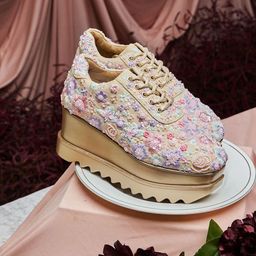 Anaar Women Embellished Lace-Ups Sneakers-16