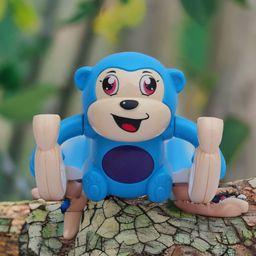 wow toys delivering joys of life WOW Toys -Delivering Joys of Life Dancing Banana Monkey Toy with Light and Sound- Colour as per Stock image 4