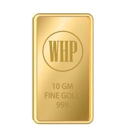 WHP JEWELLERS 24kt (999) 10 gm Gold Bar-image-37