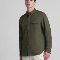 Jack & Jones Chive Linen Slim Fit Shirt-picture-16