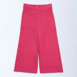 Utsa Kids by Westside Fuchsia Cotton-Blend Ethnic Pants-picture-35