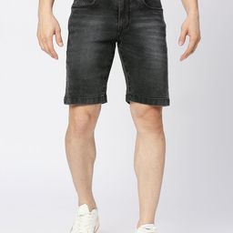 TCI Men Slim Fit Denim Denim Shorts-image-60