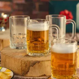 Goodhomes Transparent Glass Beer Mugs (310 ml) - Set of 6-image-46