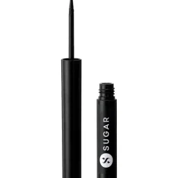 SUGAR Cosmetics Eye Warned You So Double Matte Eyeliner 01 Black Swan 1.7 ml-32