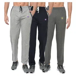 Vimal Jonney Multicolor Regular Fit Trackpants - Pack of 3-image-25