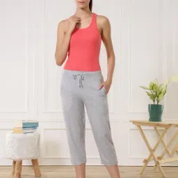 Van Heusen Grey Capri Length Lounge Pants-picture-12