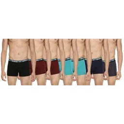 Dollar Bigboss Multicolored Cotton Regular Fit Trunks (Pack of 7)-image-13