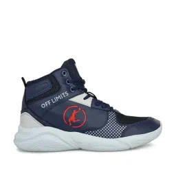 OFF LIMITS Men's DUNK EXCEL Navy Ankle High Sneakers-image-44